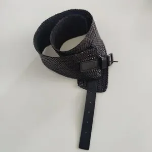 Club Monaco five buckle corset belt --tag still on Club Monaco | Accessories | Club Monaco Womens Black Leather  main image 4